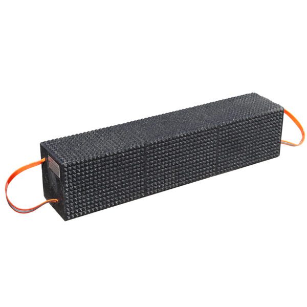 AME 15245 6in x 7in x 30in Black Cribbing Block (1)