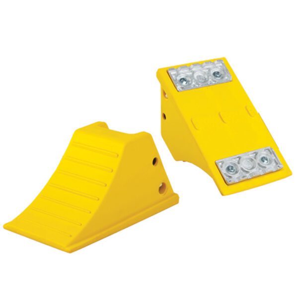 Urethane Wheel Chock-Aluminum Cleat
