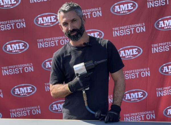 Kyle holding a 1/2" APB Impact Wrench product number 79700