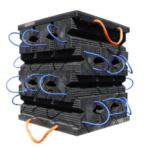 AME 15269 14 Piece Stacking Cribbing Kit with Locking Jack Plate (15230 -12, 14468LT -2) (1)